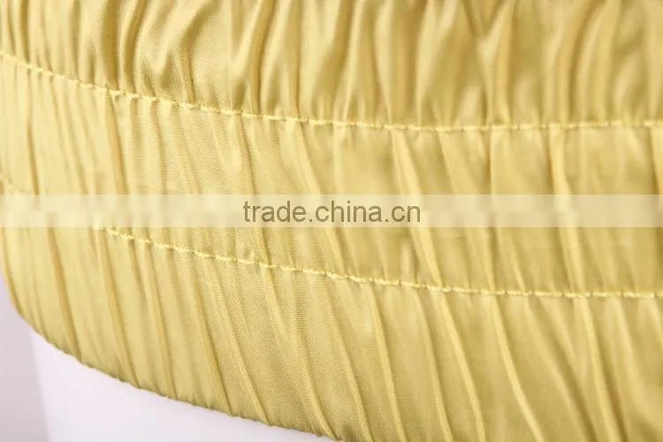 Good Quality Fitted Coats Vest For Young Ladies&khaki Yellow Vest Winter 2016