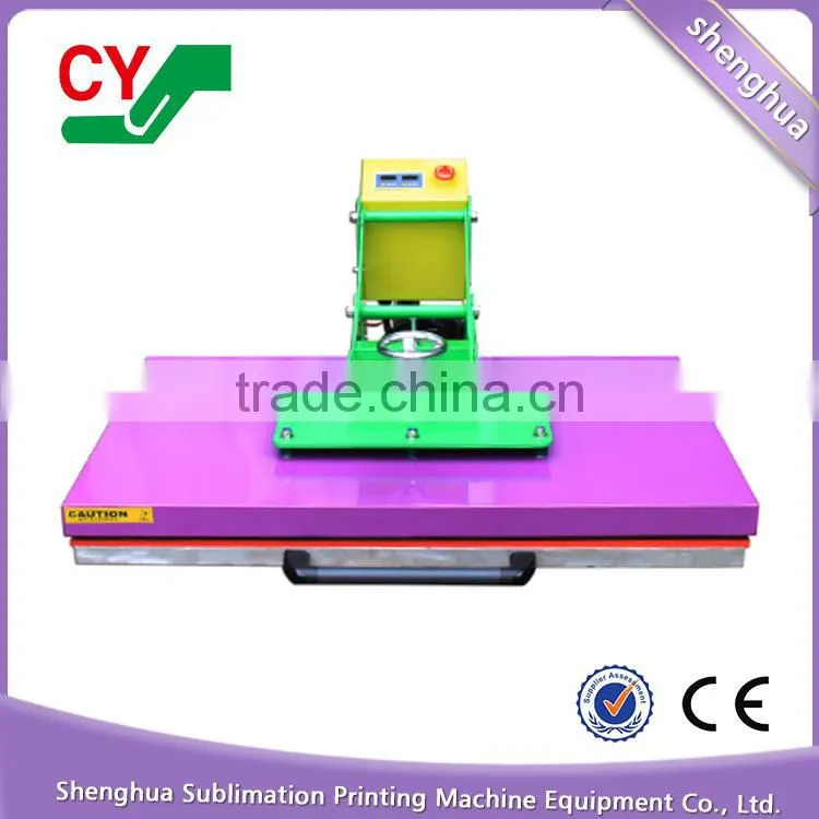 Manual high quality multicolor sublimation t shirt big size heat press machine