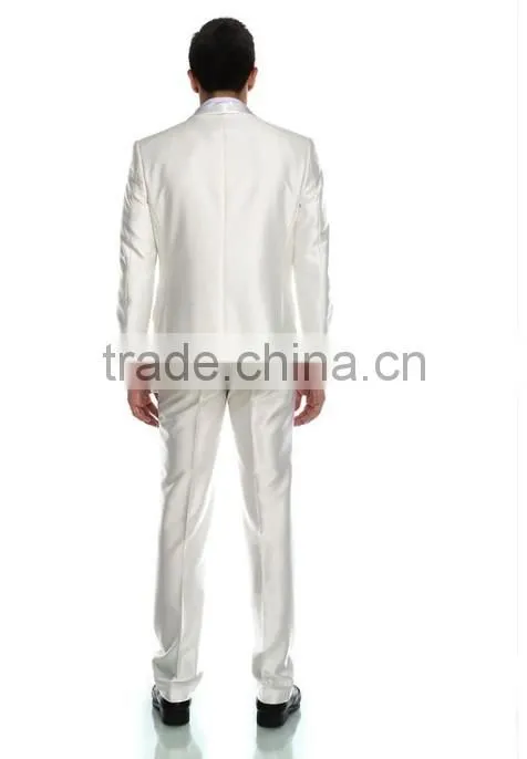 latest men white suit wedding pant coat design