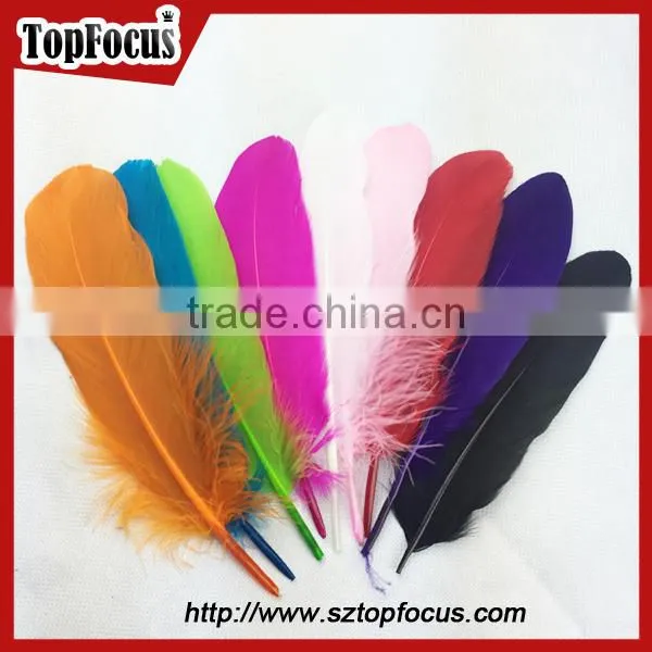 dyed colored purple and black goose feather and down for sale