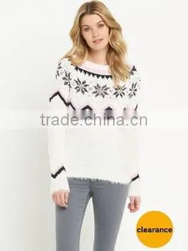 beautiful Christmas sweater with long sleeve for women 2016
