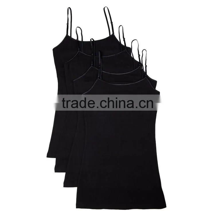 Fashion Designer Custom Women Wholesale Seamless Plain White Tank Top