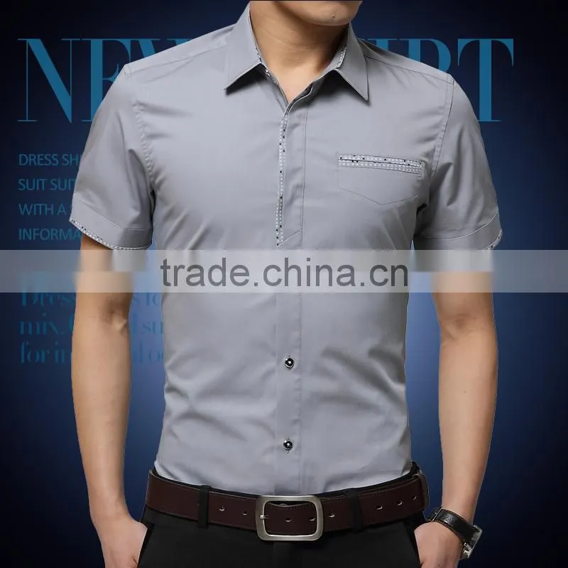 latest shirt designs for men 2015 hot sale high quality