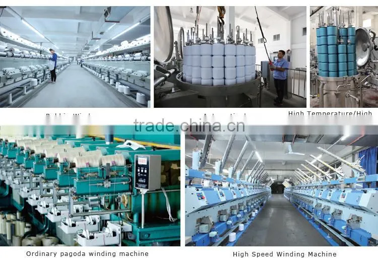 100% Cone Polyester Thread or Spun Polyester Sewing Thread