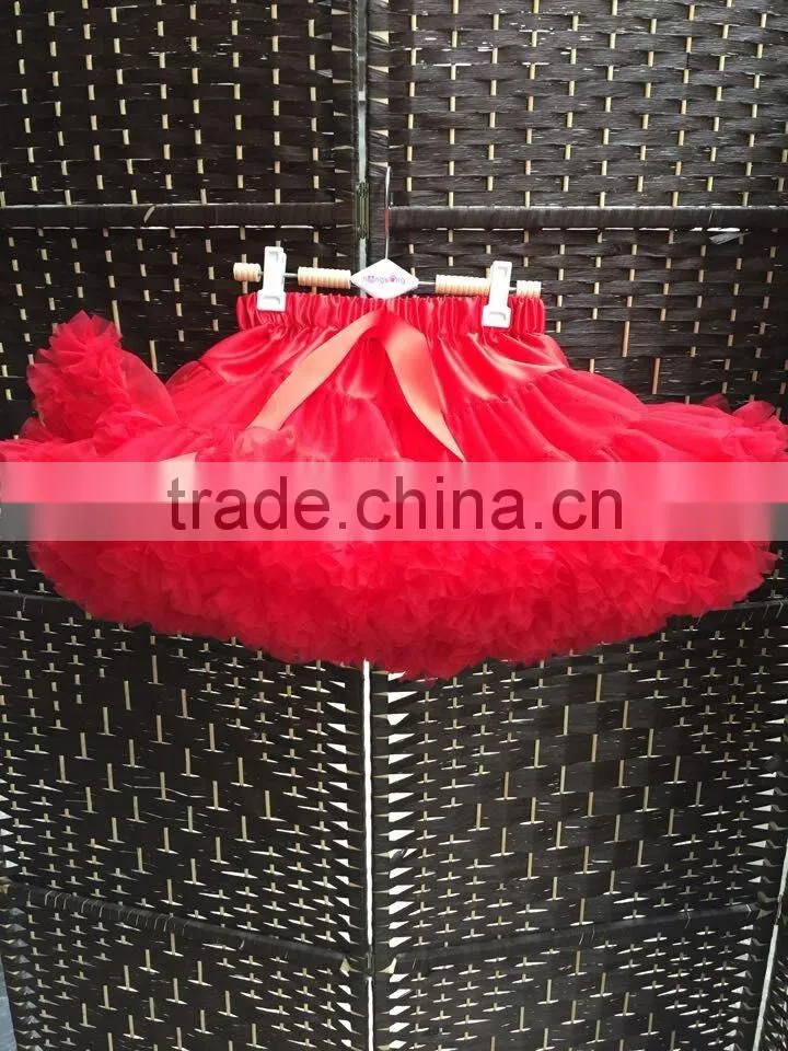 Baby Girls Fluffy Chiffon pettiskirt tutu Girls princess skirt Party costume dance wear 20 colors 0-10 Yrs