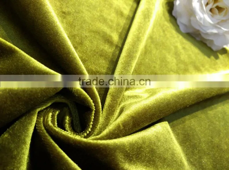 polyester spun velvet fabric for curtain