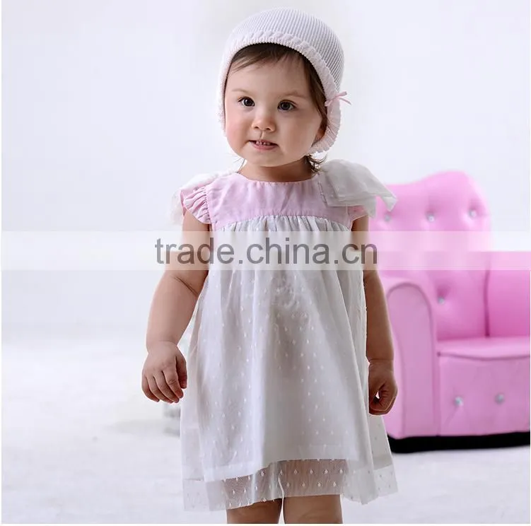 Fashion yarn childrens boutique dress sleeveless kids clothes toddler girl dress