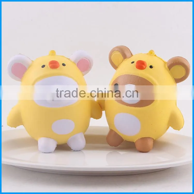 High quality super soft slow rising toys PU squishy alpaca for kids