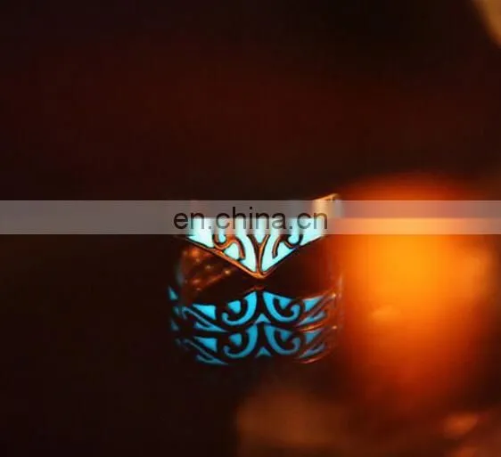 Carved Glow in the Dark Ring 7 Designs