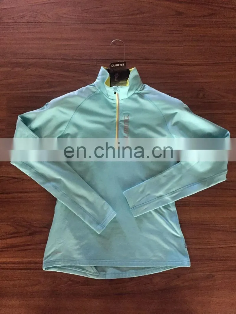 Online Shopping Women Custom New Fashion High Quality Long Sleeve Reflective Safety Sports Running Shirt
