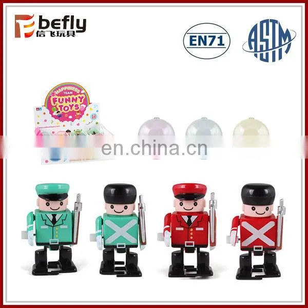 3 style assorted plastic clock fruit crab wind-up toy