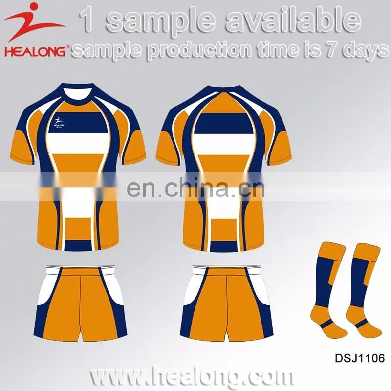 Healong Dye Sublimated Digital Printing High Top Rugby Boots