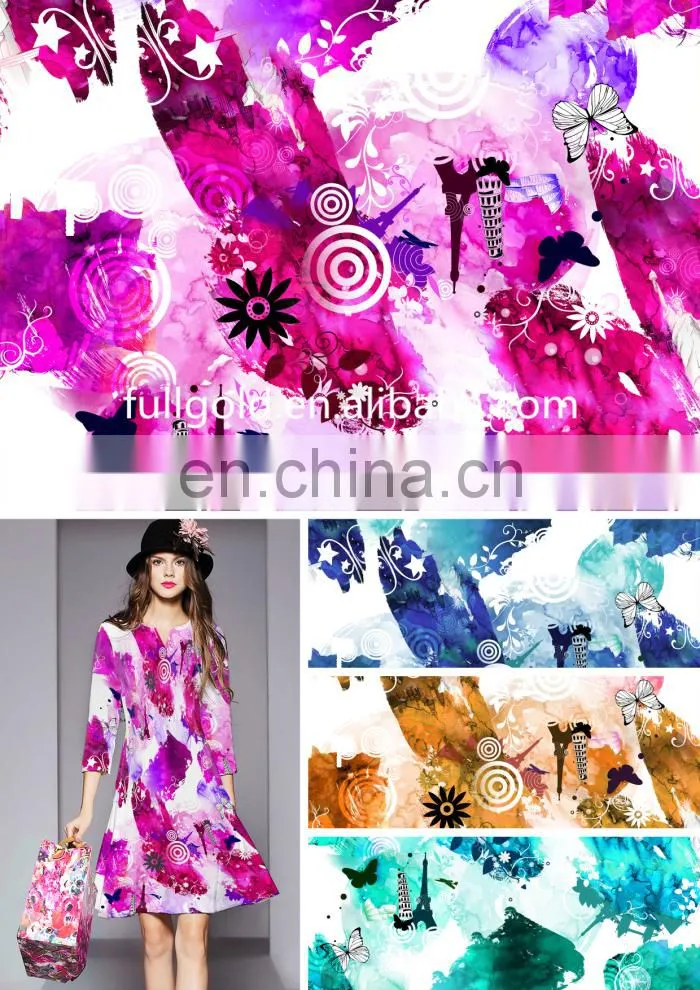 2016 African Design digital Printed Fabric For Custom