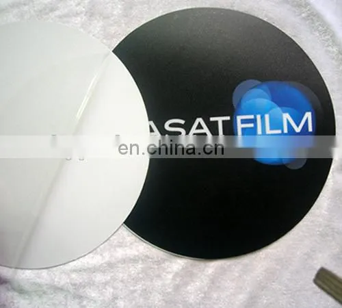Round custom adhesive mouse pad
