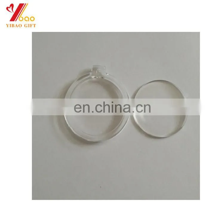 2017 Wholesale cheapest Cheap Custom Shape Blank Acrylic Keychain