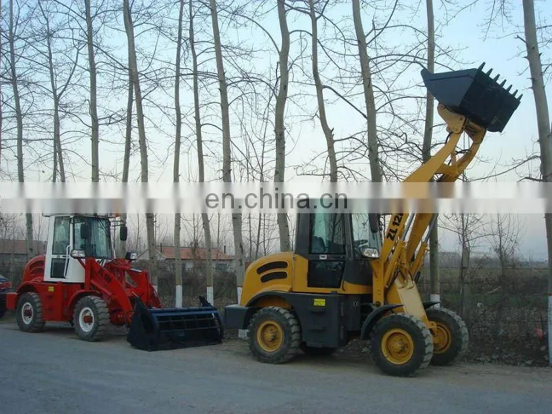 4wd 1.2ton Skidsteer Loader with Snow Blade