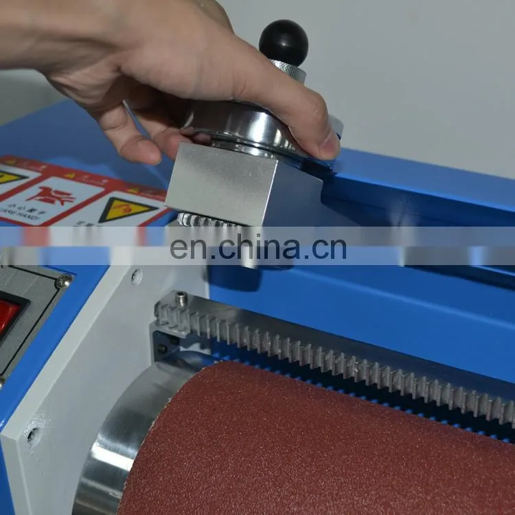High Quality plastic rubber leather test lab rolling abrasion testing machine