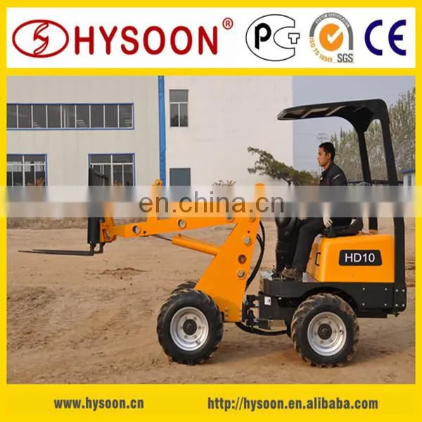 HYSOON mini forklift front end loader HD10L