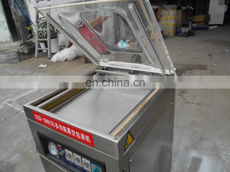 JOYGOAL single or double stainless steel chamber vacuum sealer packing machine for wet and dry rice peanut fruit vegetable