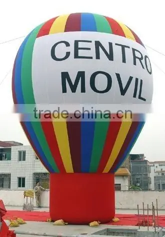 good quality giant ground advertising inflatable hot air balloon