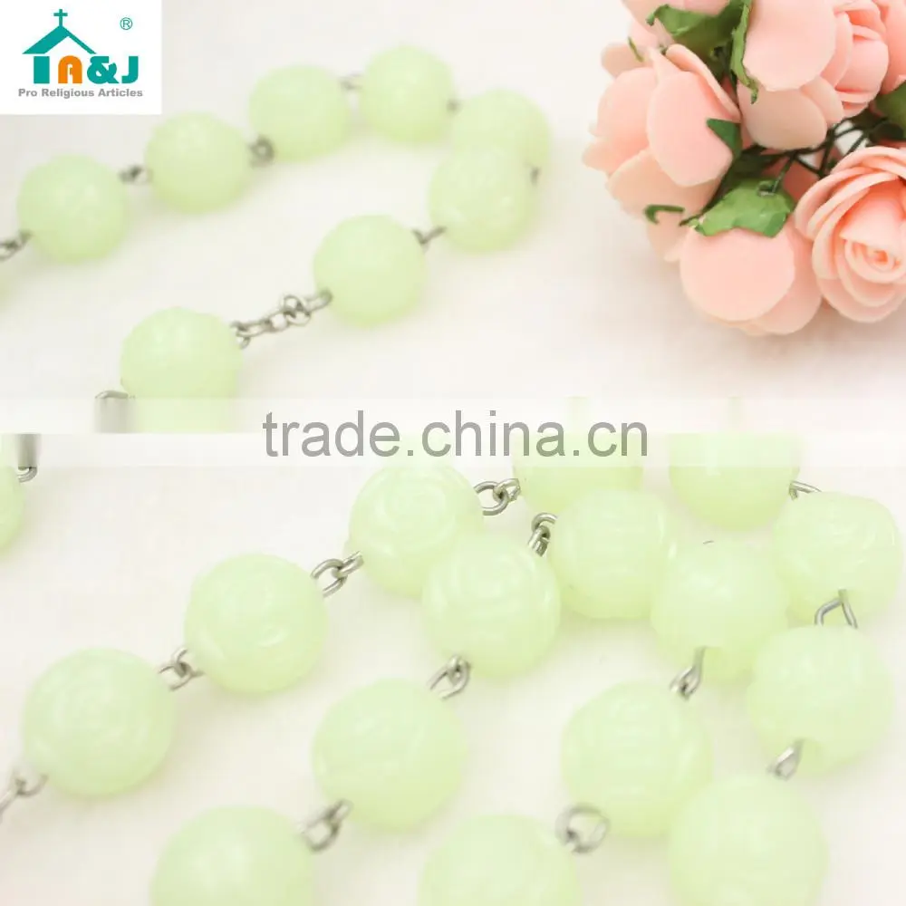 Alibaba Trade Assurance Supplier acrylic luminated rosary for wholesales