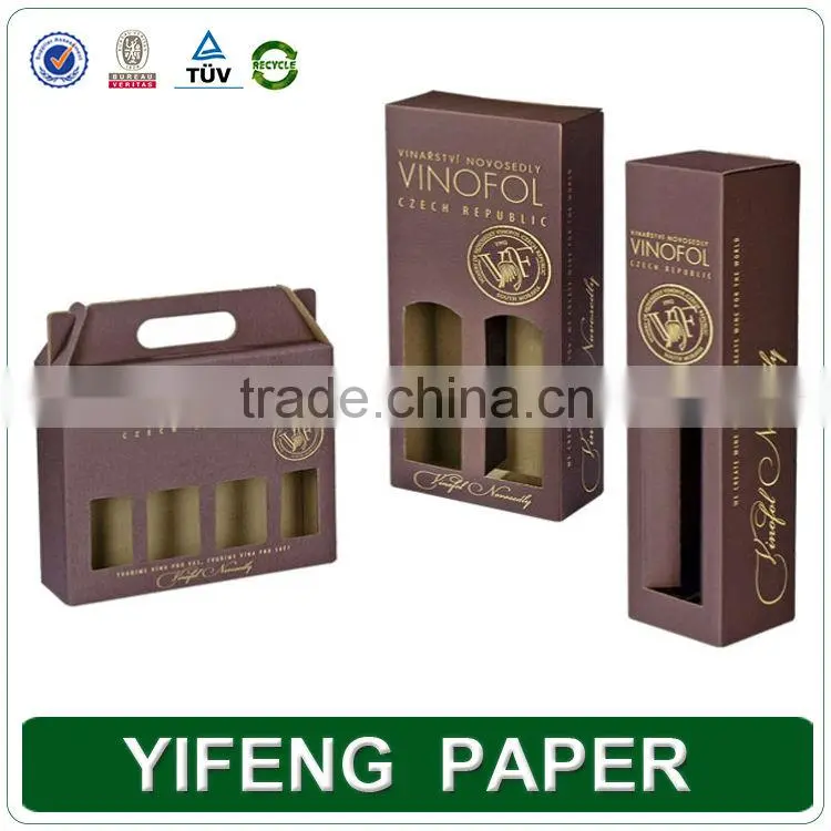 two bottle sliding wine box champagne packaging drawer box