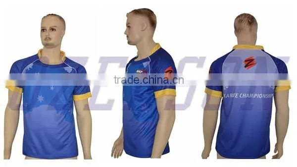 high quality OEM design pattern striped rugby jersey for tournament training