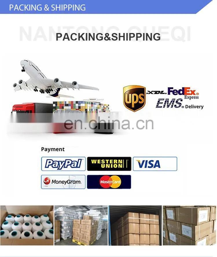 Hot Selling Recycled Raw White 100% Polyester Sewing Thread For bags shoes mattress quilting