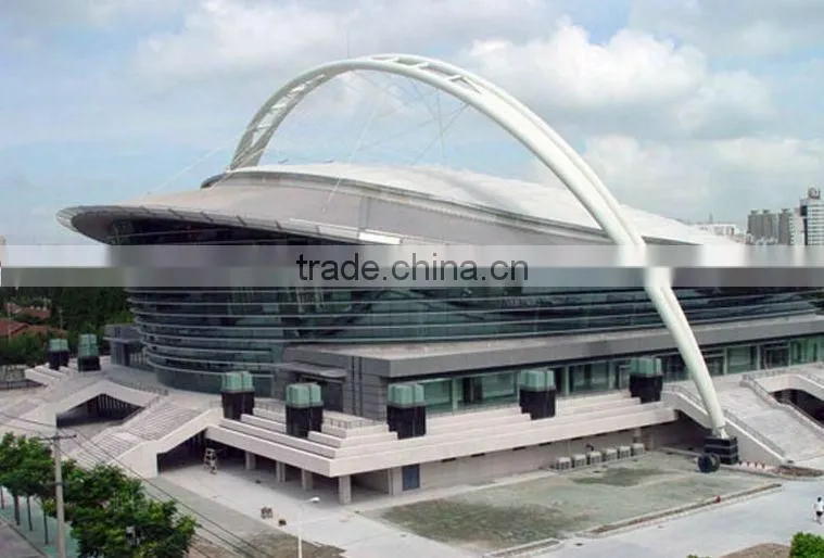 High security light steel fabrication soccer stadium