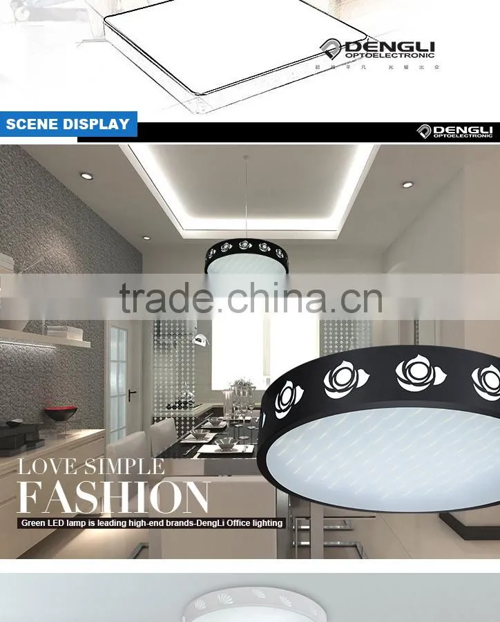 500*500 36W suspended surface mounted led ceiling light for reading