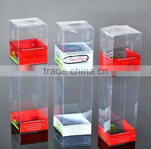 Mobile phone shell transparent color printing plastic box packing