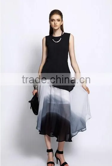 2013 fashion hot selling girls chiffon long skirt