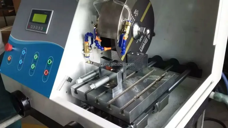 Q-100 Medium Speed Metallographic Cutter Metallography Cutting Machine