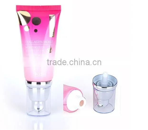 flexible tube with airless pump cap for BB&CC cream