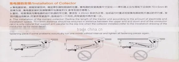 Competitive seamless conductor bar collector with best quality