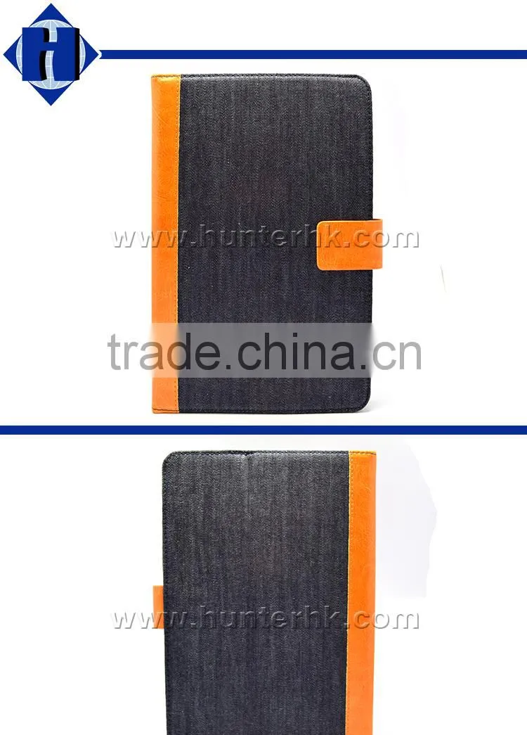 7" Universal Demin with Plain Crystal Tablet Cover