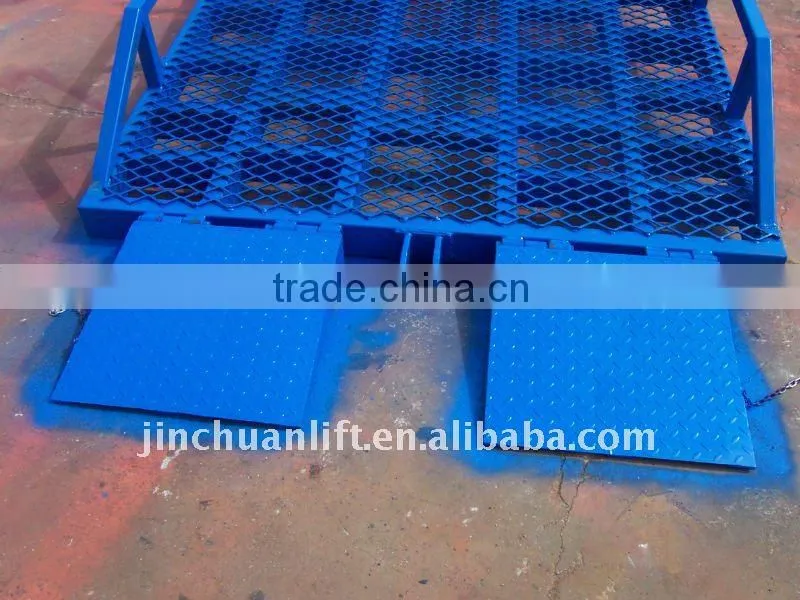 hydraulic mobile dock leveler with wheels