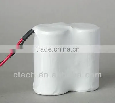 1.2v D nimh battery pack 9000mah 12v