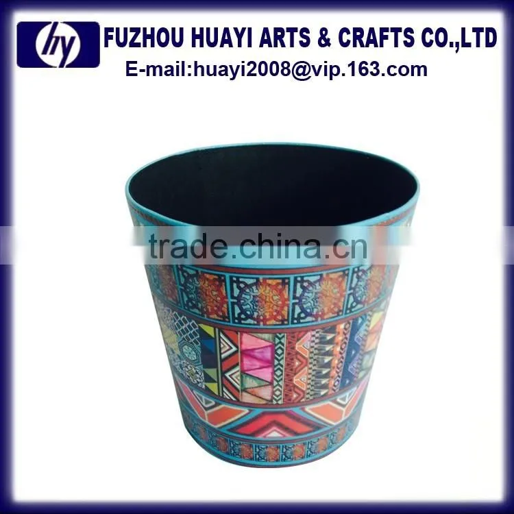 Hotel room waste bin leather recycling waste paper bin recycling