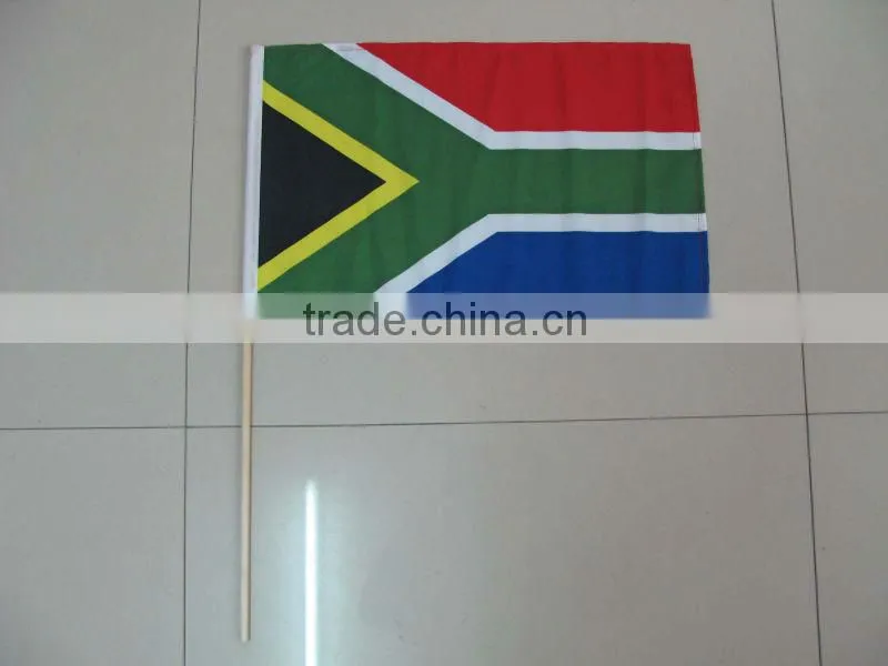 Any custom logo hand held stick flag