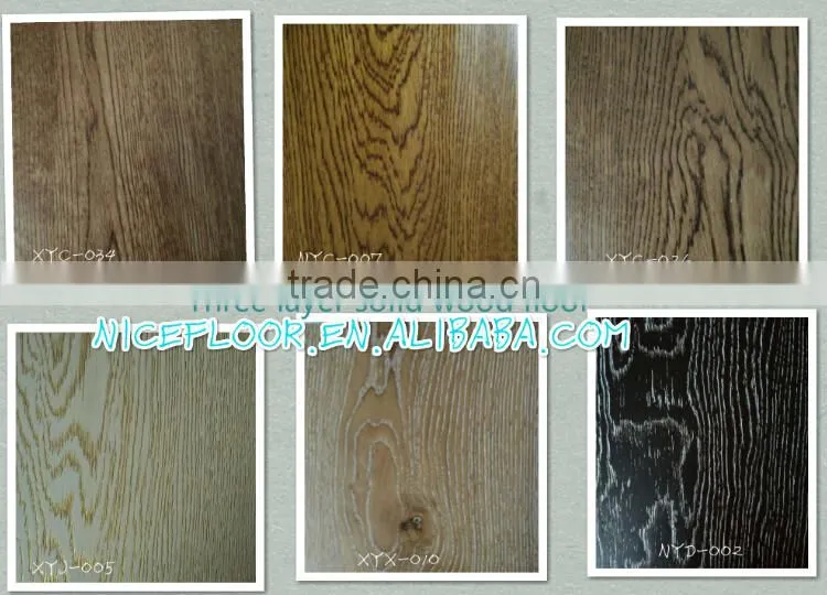 White Oak antique wood toplayer Three layer engnieered hard wood flooring