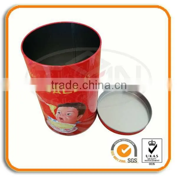 Round Tin Metal Box For Cookies
