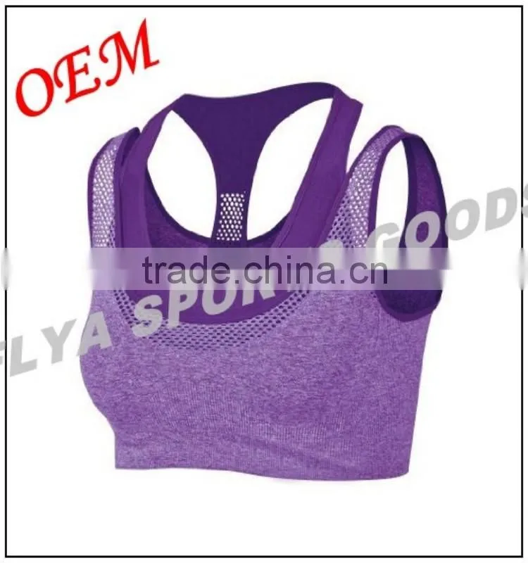 Women Fitness Sports Wear Dry Fit Ladies Gym Bra Custom