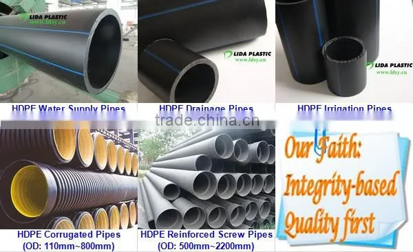 New Design Large Diameter Polyethylene Pipe