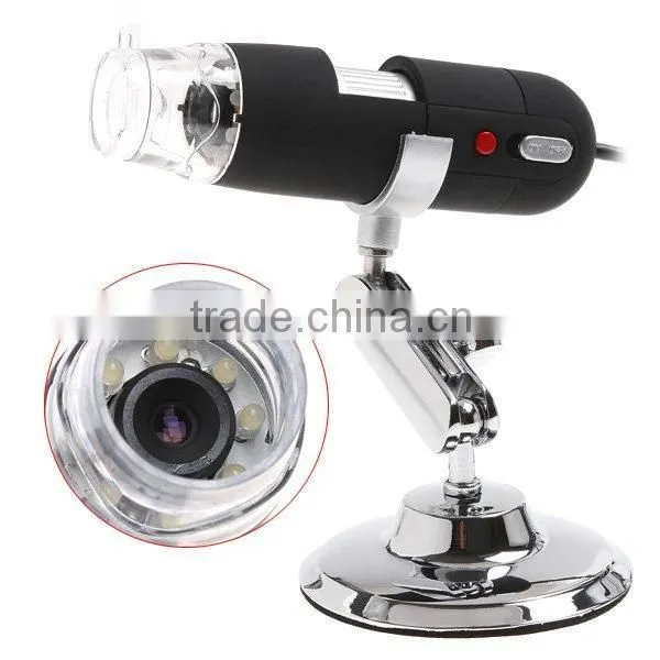 DHL 2015 New 2MP 5MP 8MP Pixels 5 Mega 800X 500X 200X USB Digital Microscopes With 8 LED Endoscope Magnifier Camera Measurement