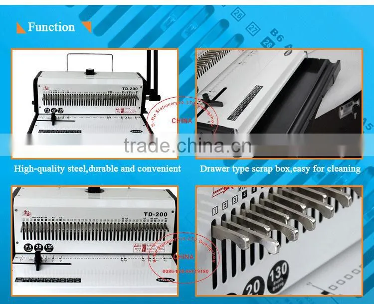Perfect wire binding machine wire binder