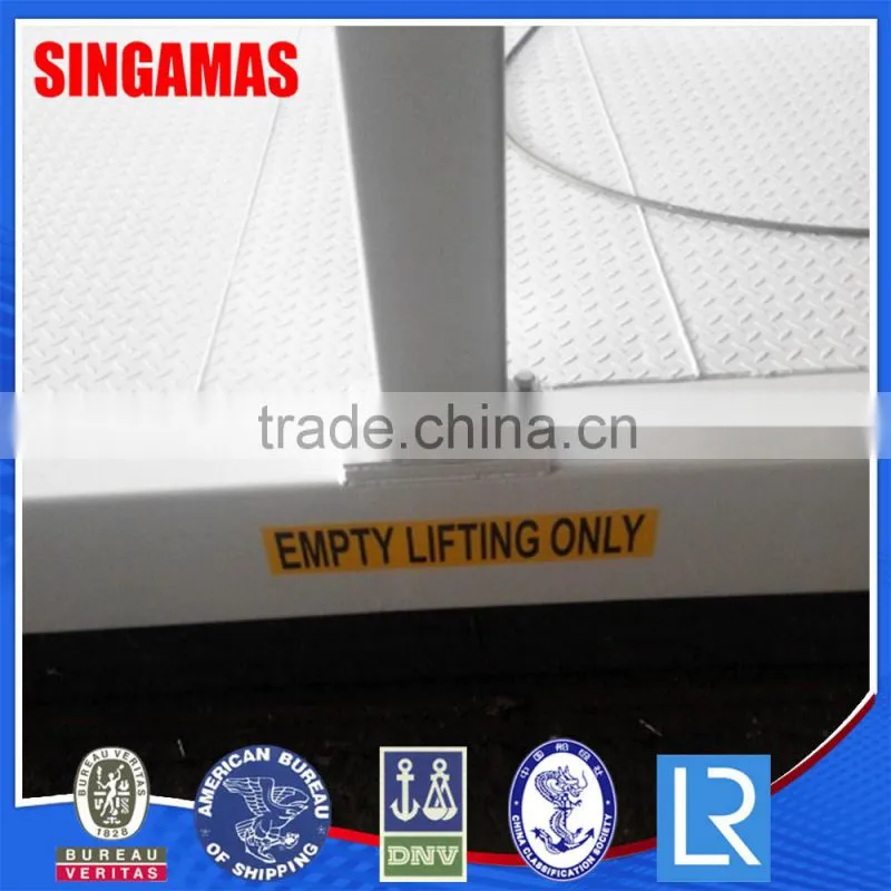 alibaba china offshore frame container 20"