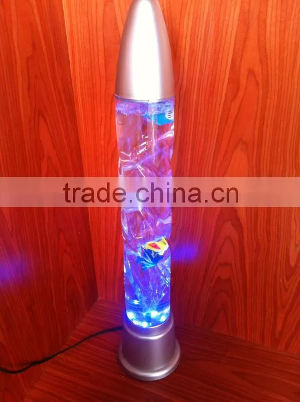 red bubble lamp