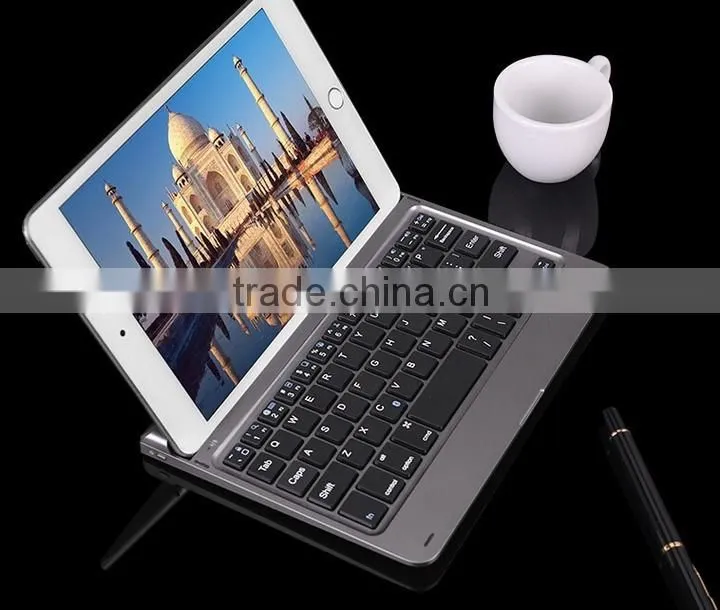 Ultra thin aluminium alloy bluetooth keyboard for iPad mini 4 Tablet PC wireless keyboard