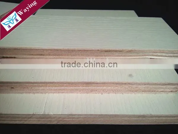 white melamine coated plywood for modern kitchen cabinets